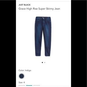Just Black high rise jeans